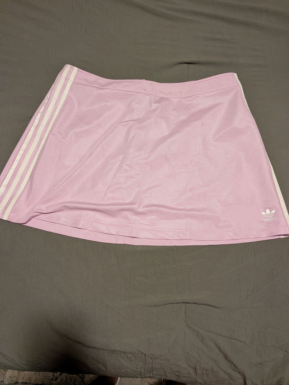 adidas Originals Lilac Skirt with White Three-Stripes